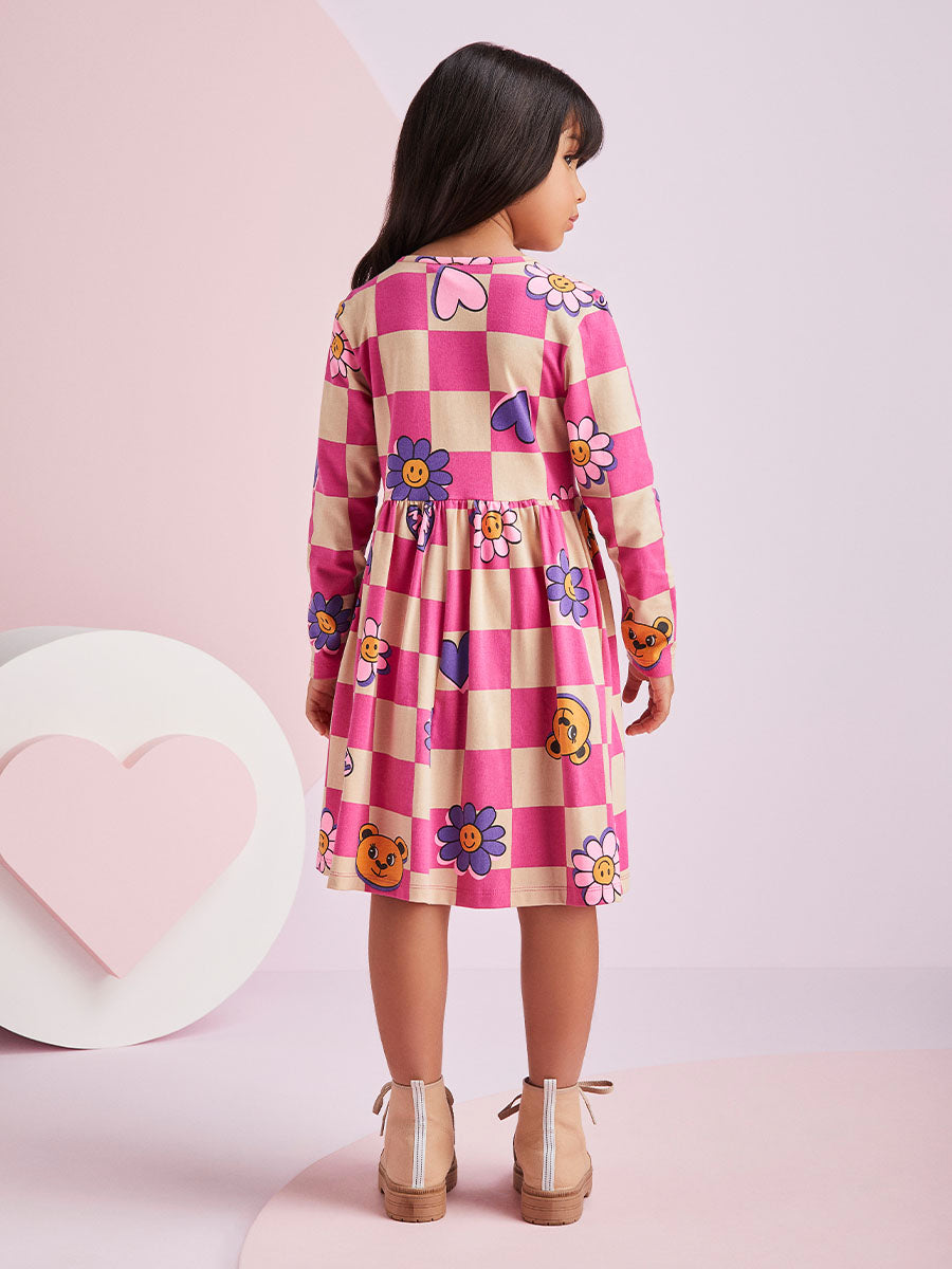 Vestido Infantil Momi Inverno Ursinhos