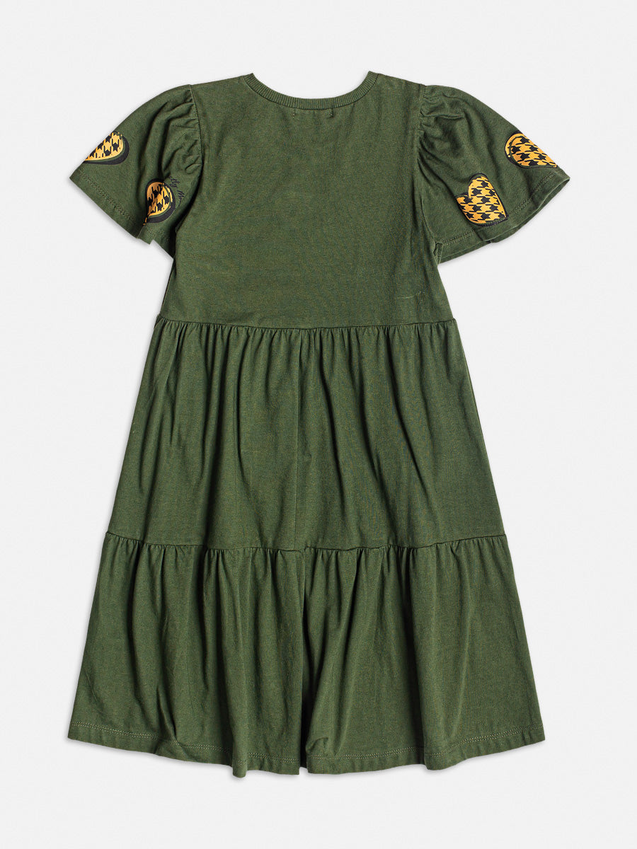 Vestido Infantil Momi Inverno Verde