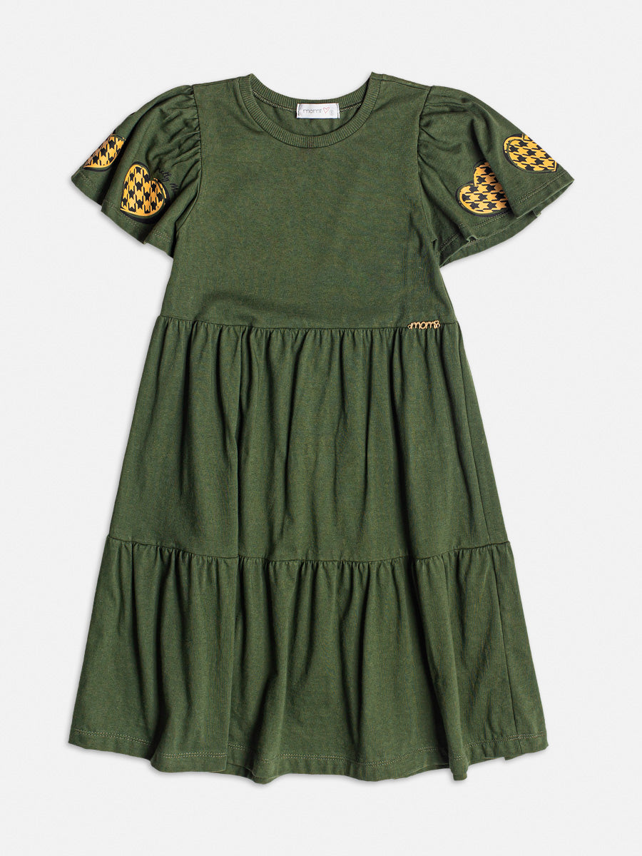 Vestido Infantil Momi Inverno Verde