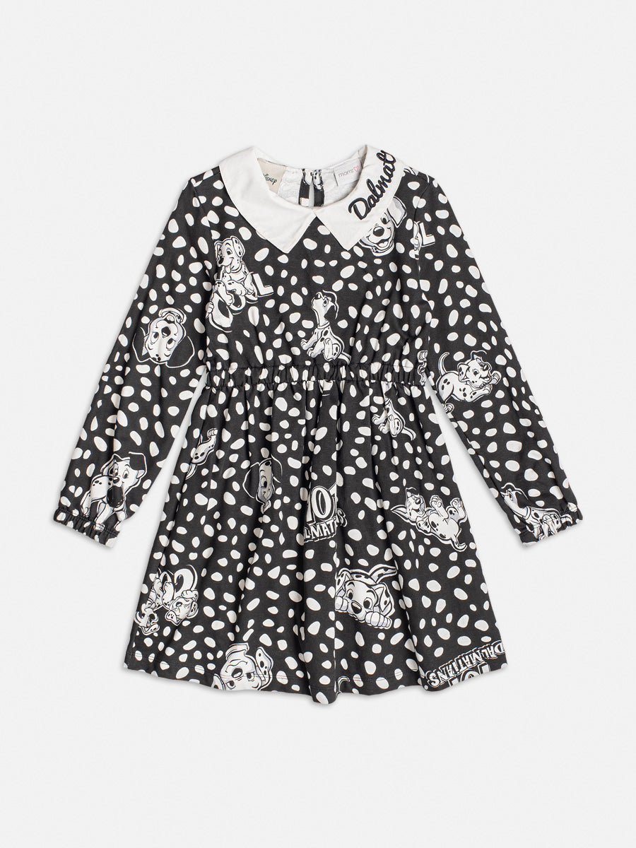 Vestido Infantil Momi Inverno 101 Dálmatas Disney
