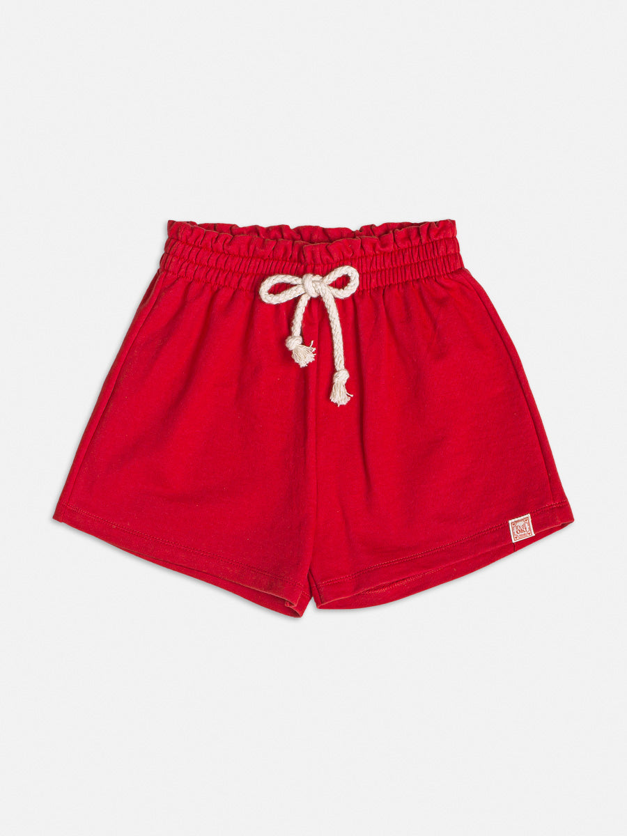 Conjunto Infantil Momi Verão Com Shorts e Blusa Cerejinha
