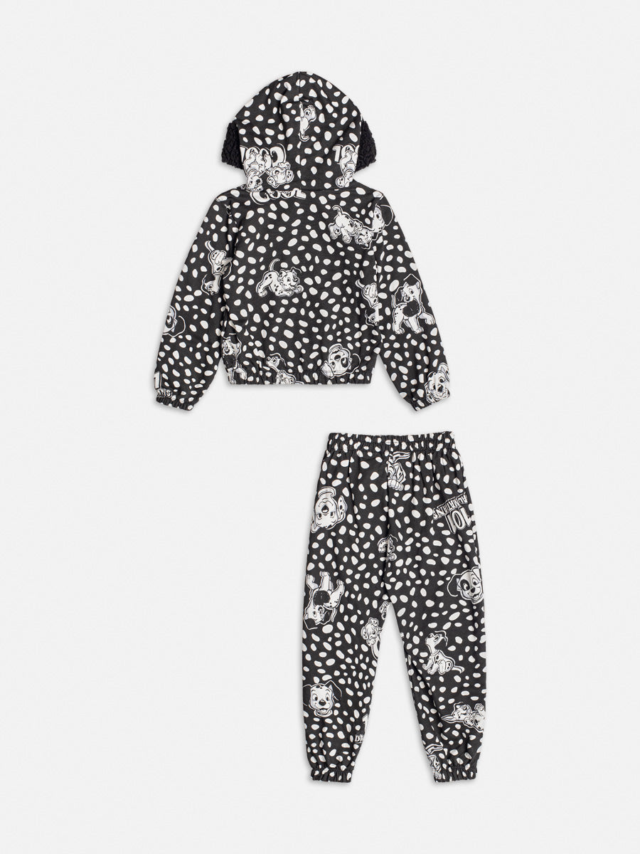 Conjunto Infantil Momi Inverno Calça e Moletom Sem Flanela 101 Dálmatas Disney