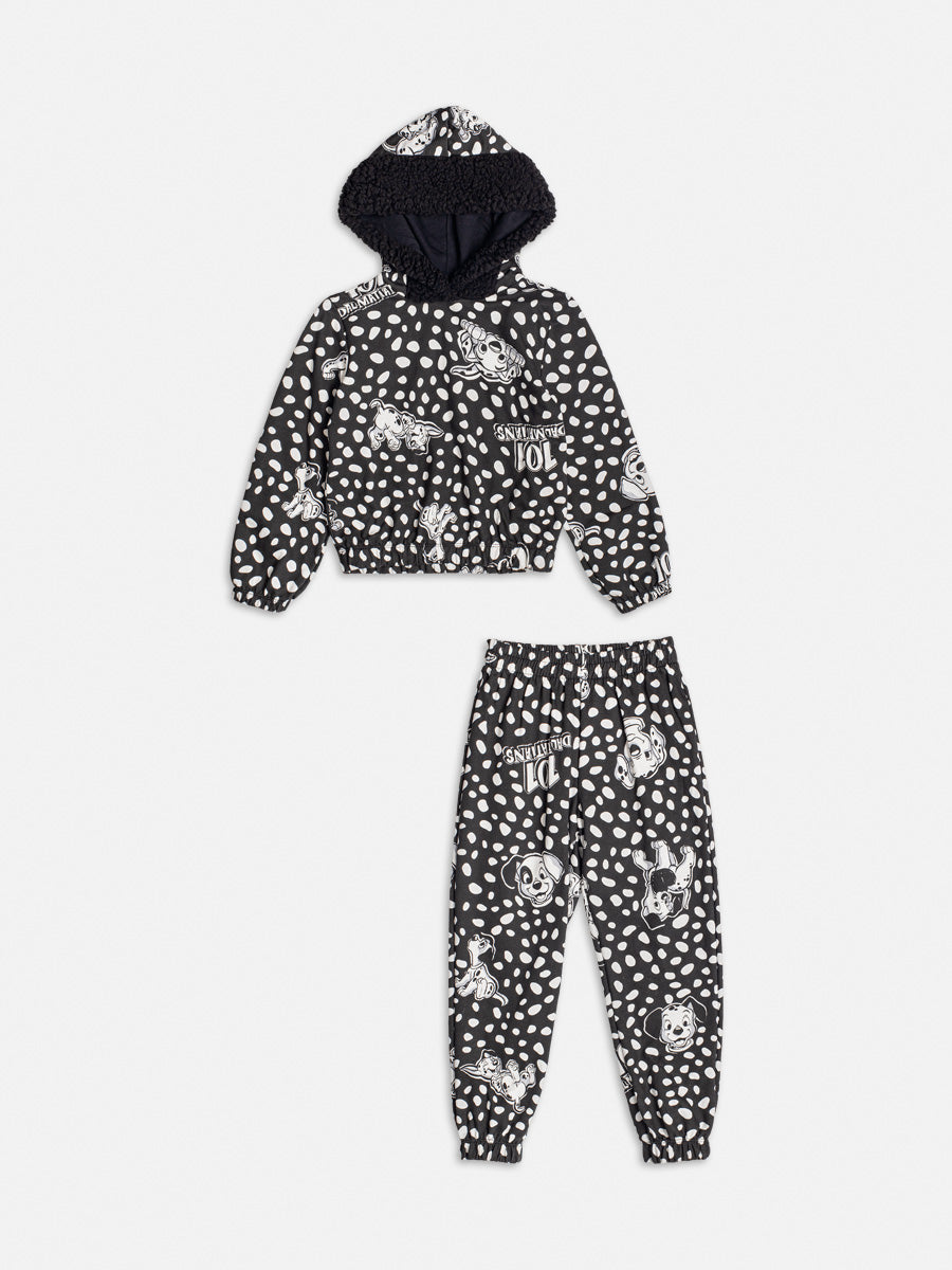 Conjunto Infantil Momi Inverno Calça e Moletom Sem Flanela 101 Dálmatas Disney