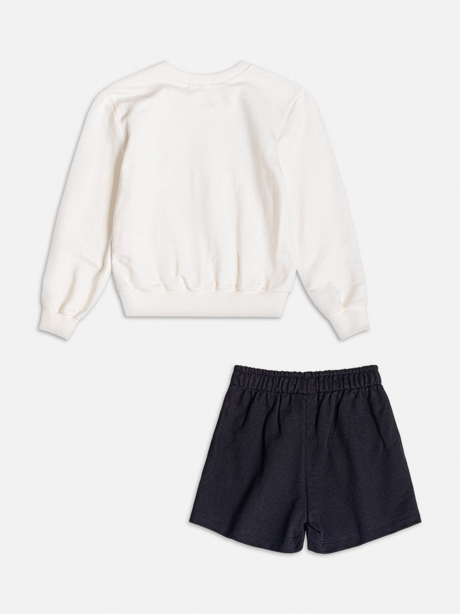 Conjunto Infantil Momi Inverno Shorts e Moletom 101 Dálmatas