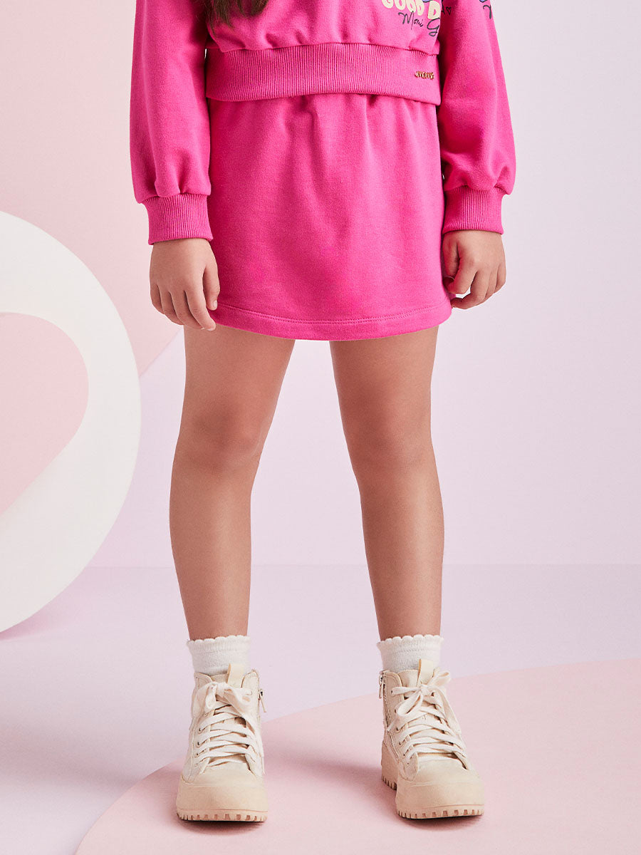 Conjunto Infantil Momi Inverno Shorts Saia e Blusa