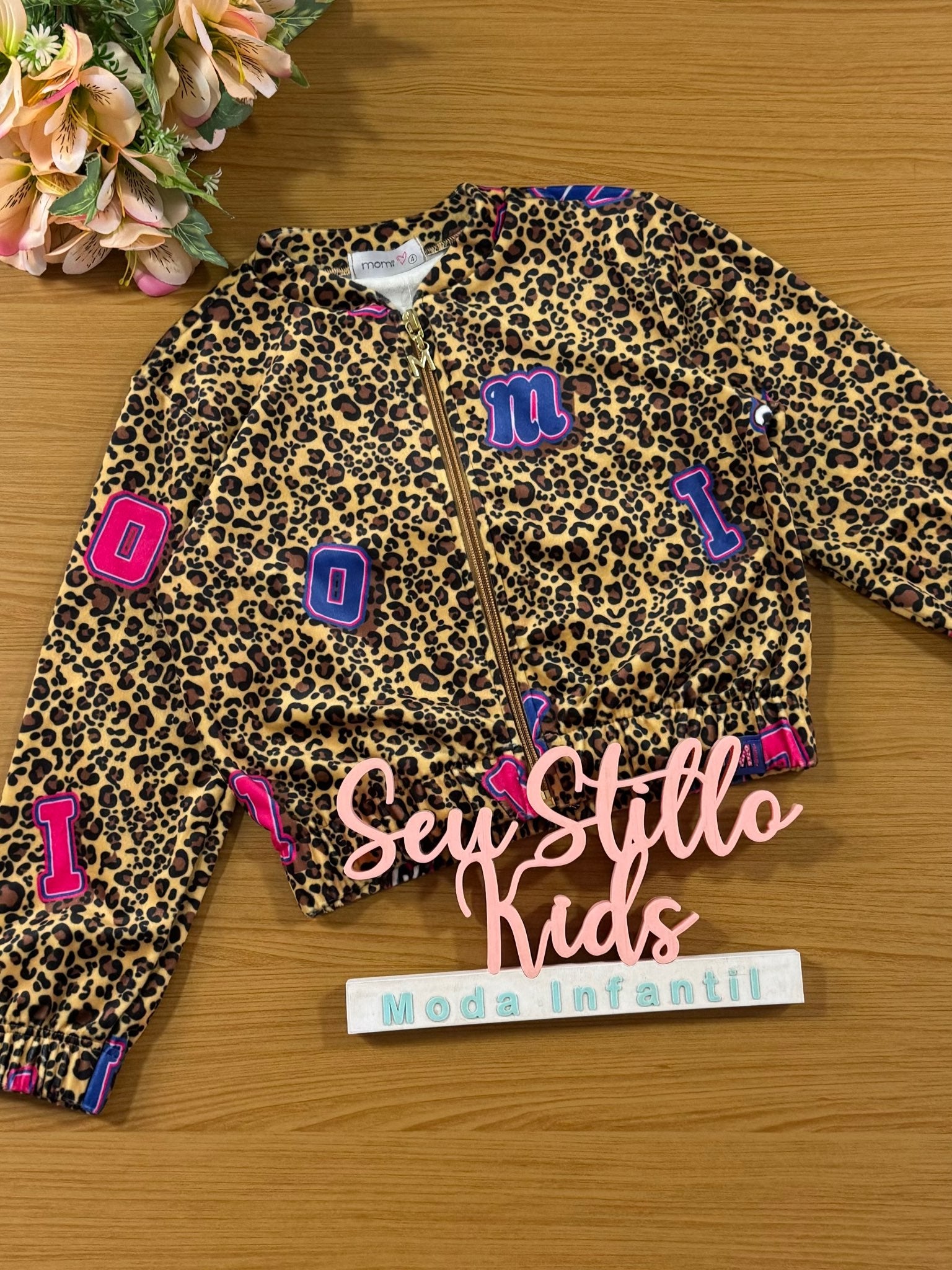 Conjunto Infantil Momi Inverno Calça Oncinha e Jaqueta Oncinha