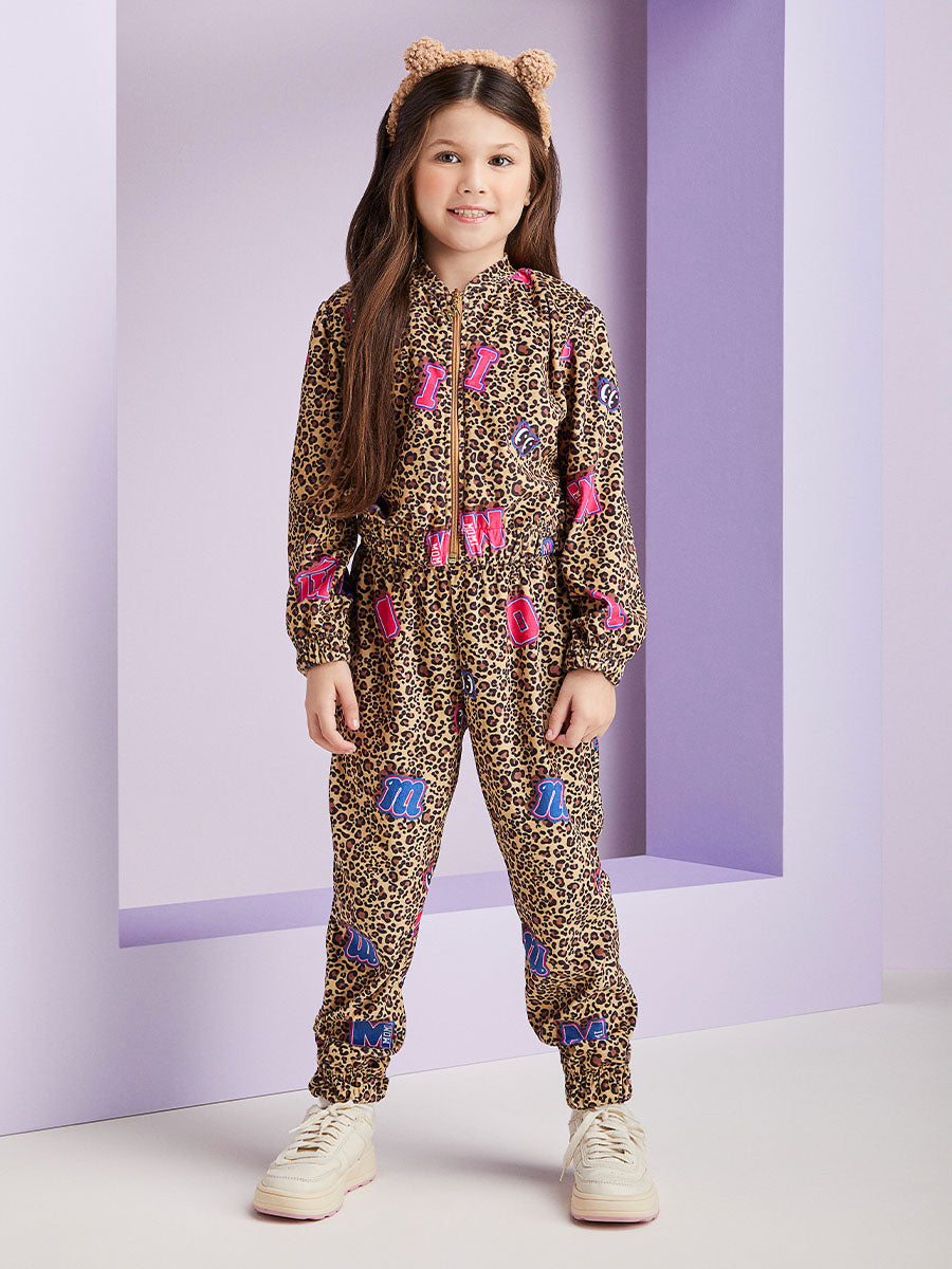 Conjunto Infantil Momi Inverno Calça Oncinha e Jaqueta Oncinha