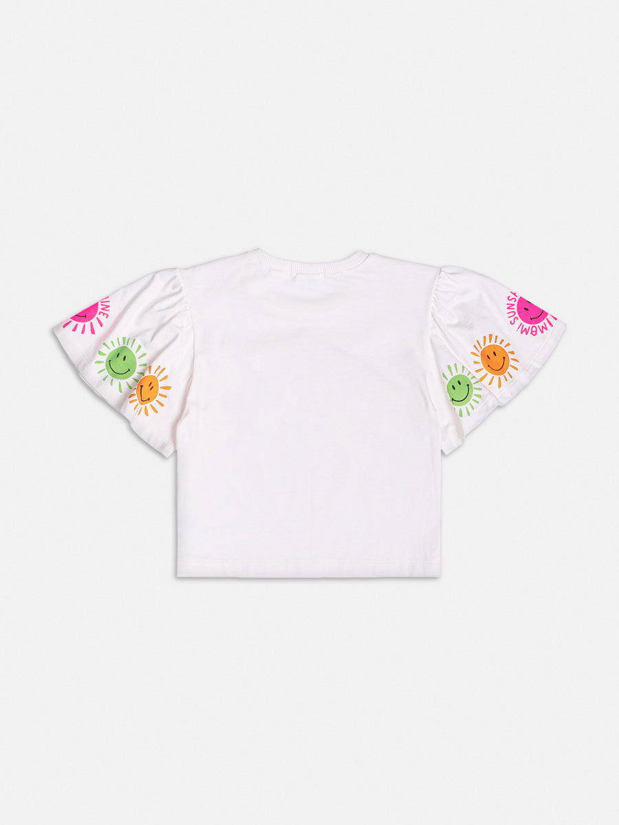 Jardineira Infantil Momi Verão Verde Solzinho Com Blusa