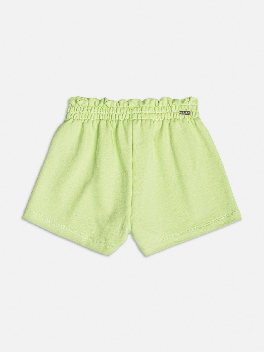 Shorts Infantil Momi Verão Verde Brilho