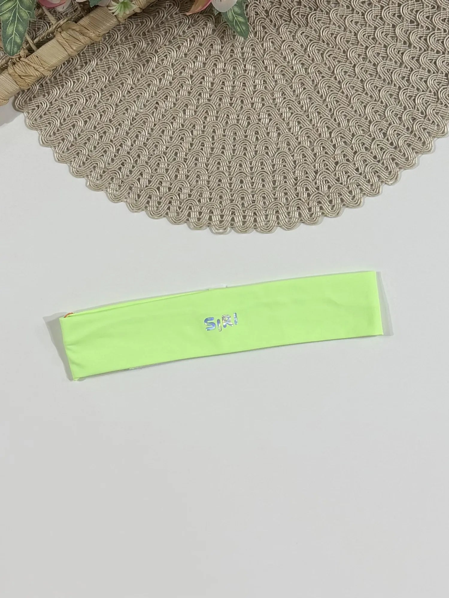 Tiara Faixa Infantil Siri Kids Sport Verde Neon