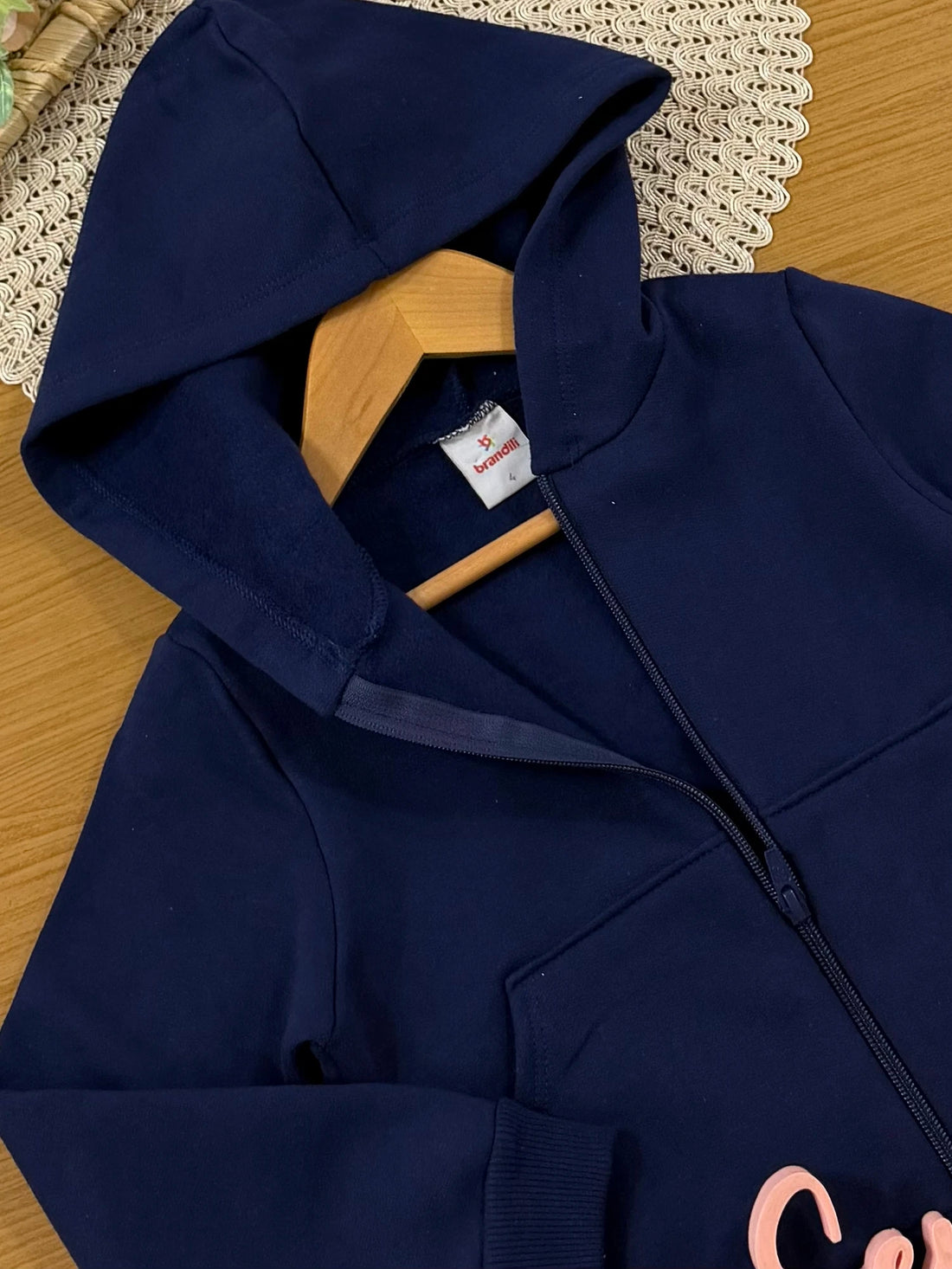 Moletom Infantil Brandili Flanelado Azul Marinho