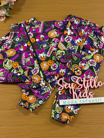 Conjunto Infantil Momi Inverno Calça e Jaqueta Disney