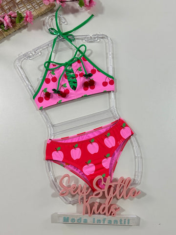 Biquini Infantil Siri Kids Gio Cereja 39227