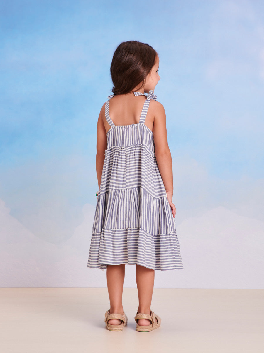 Vestido Infantil Momi Verão Cerejinha