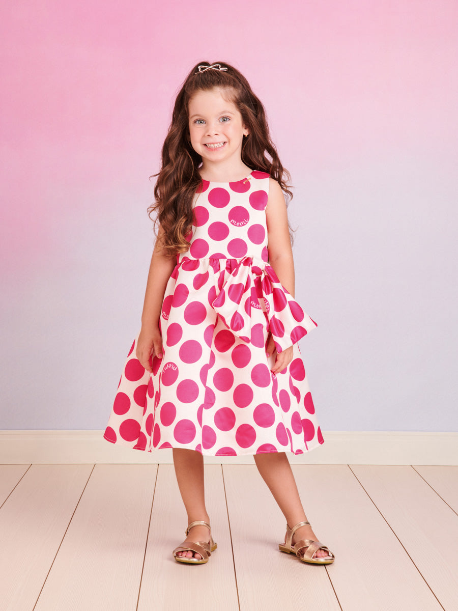 Vestido Infantil Momi Verão Poá