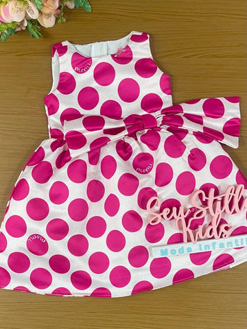 Vestido Infantil Momi Verão Poá
