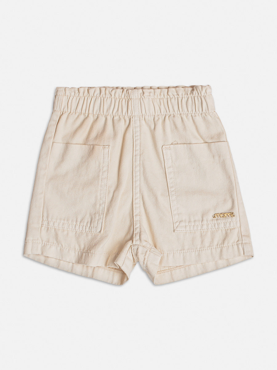 Conjunto Infantil Momi Verão Com Shorts e Bata Rosa de Bolinhas