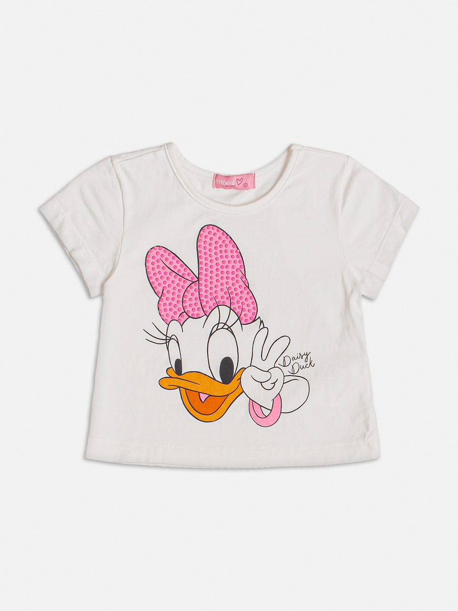 Conjunto Infantil Momi Verão Com Saia e Blusa Margarida