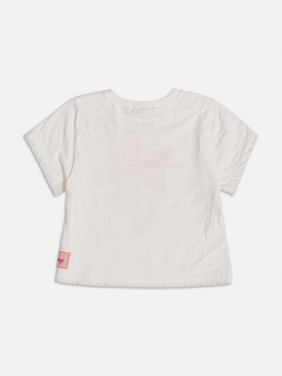 Blusa Infantil Momi Verão Branca Daisy