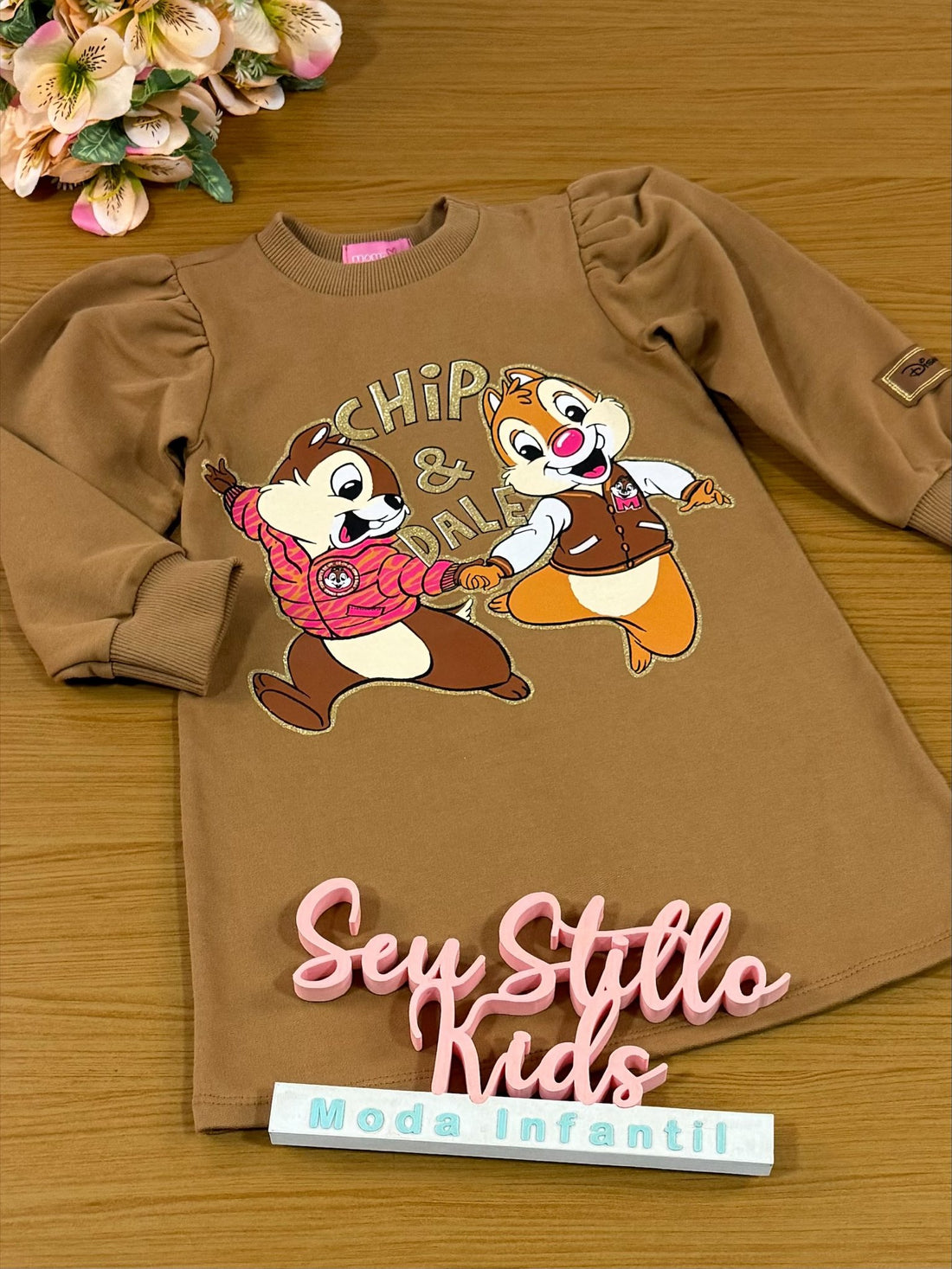 Vestido Infantil Momi Inverno Tico e Teco