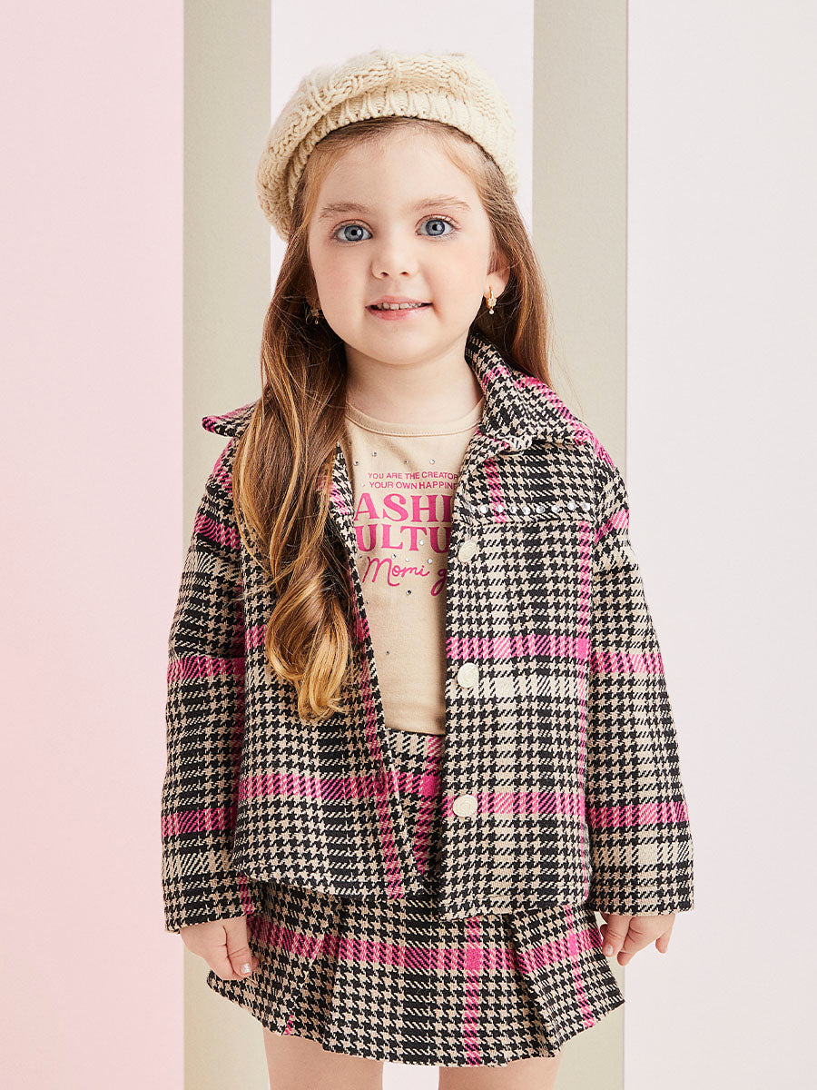Casaco Infantil Momi Inverno Xadrez