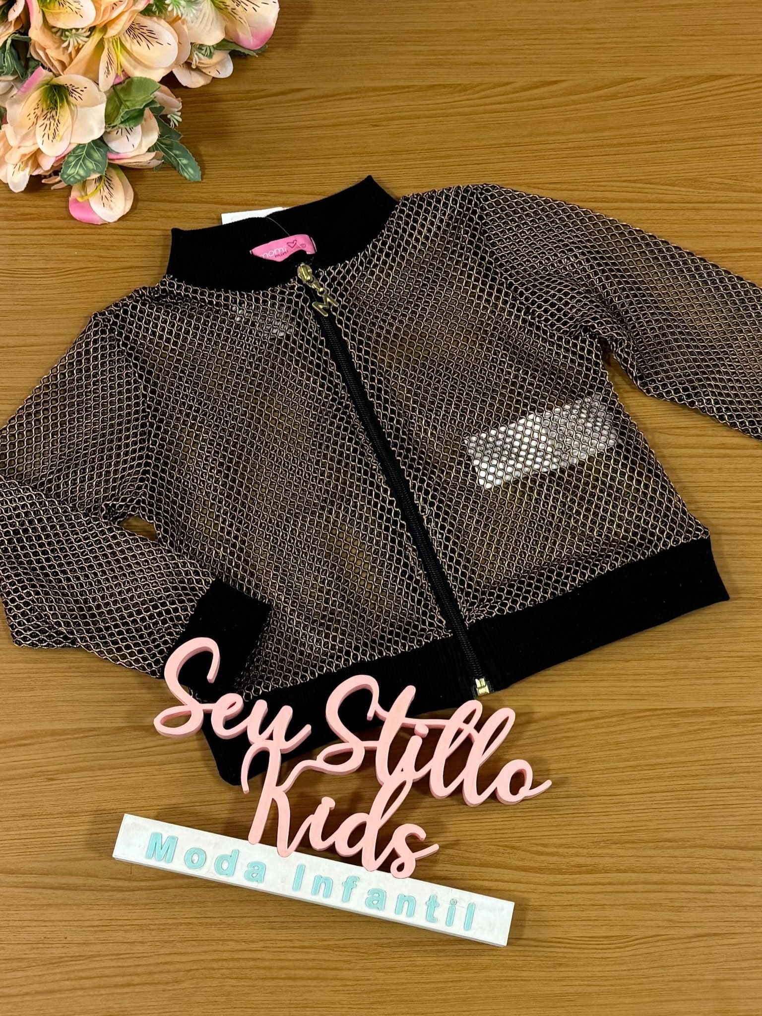 Jaqueta Infantil Momi Inverno Tela Dourada