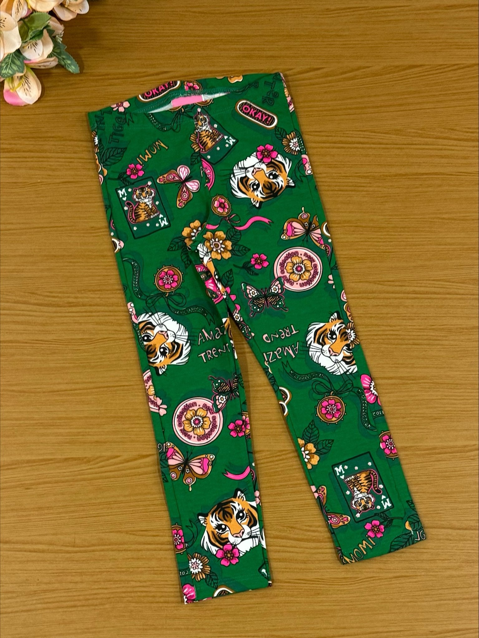 Conjunto Infantil Momi Inverno Legging e Blusa Tigre Love
