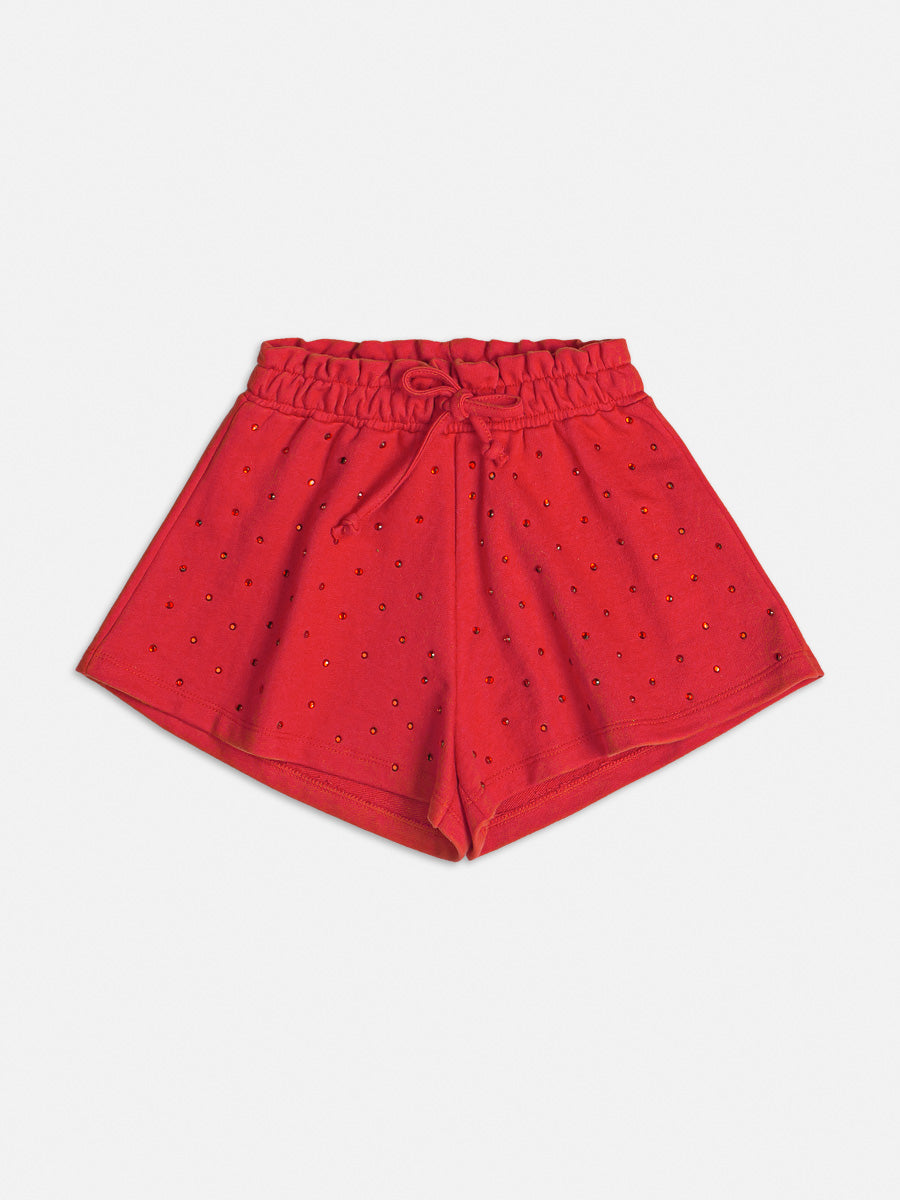 Conjunto Infantil Momi Verão Com Shorts e Blusa Strass