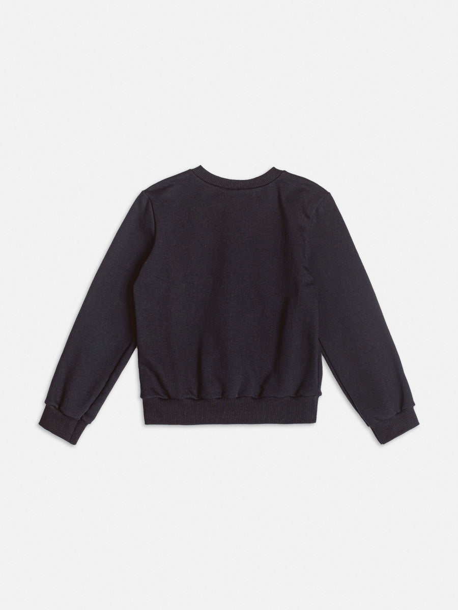 Moletom Infantil Momi Inverno Preto Stitch