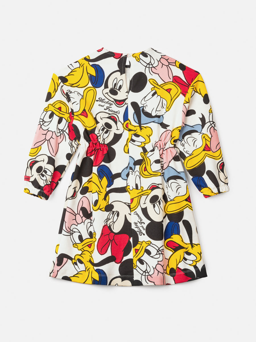 Vestido Infantil Animê Inverno Mickey And Friends Disney