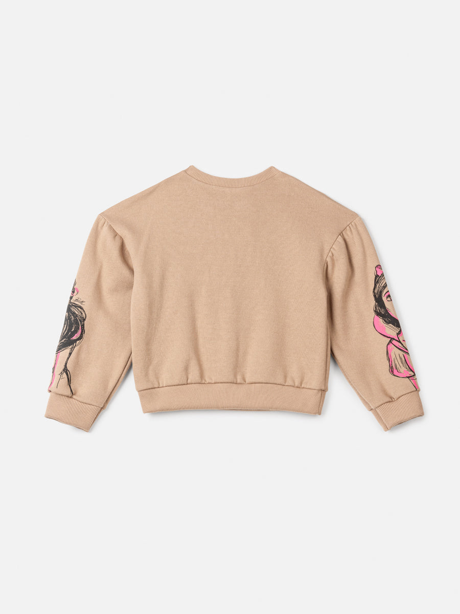 Moletom Infantil Animê Inverno Princesas Disney
