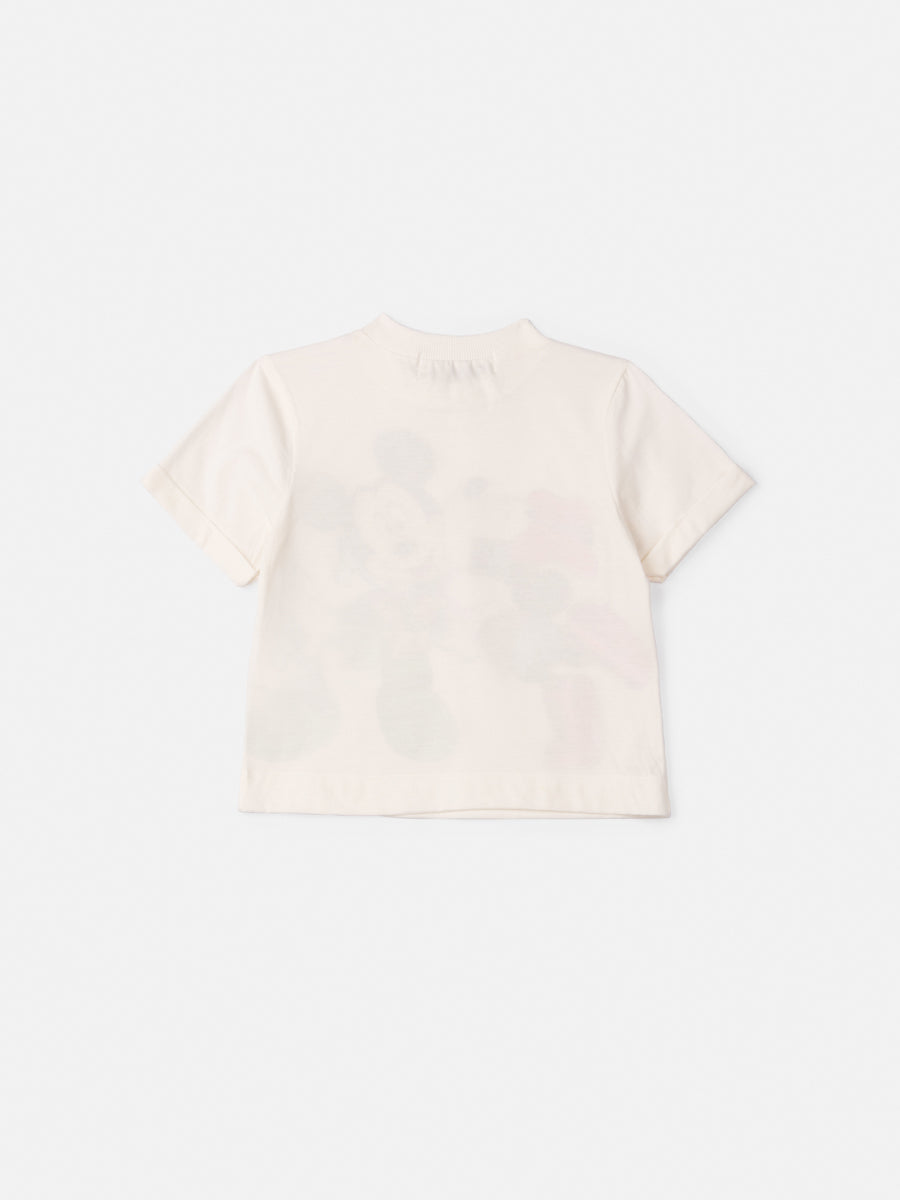 Blusa Infantil Anime Verão Mickey e Minnie Disney
