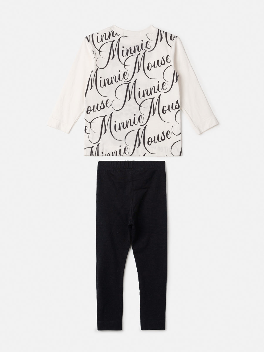 Conjunto Infantil Animê Inverno Calça e Blusa Minnie