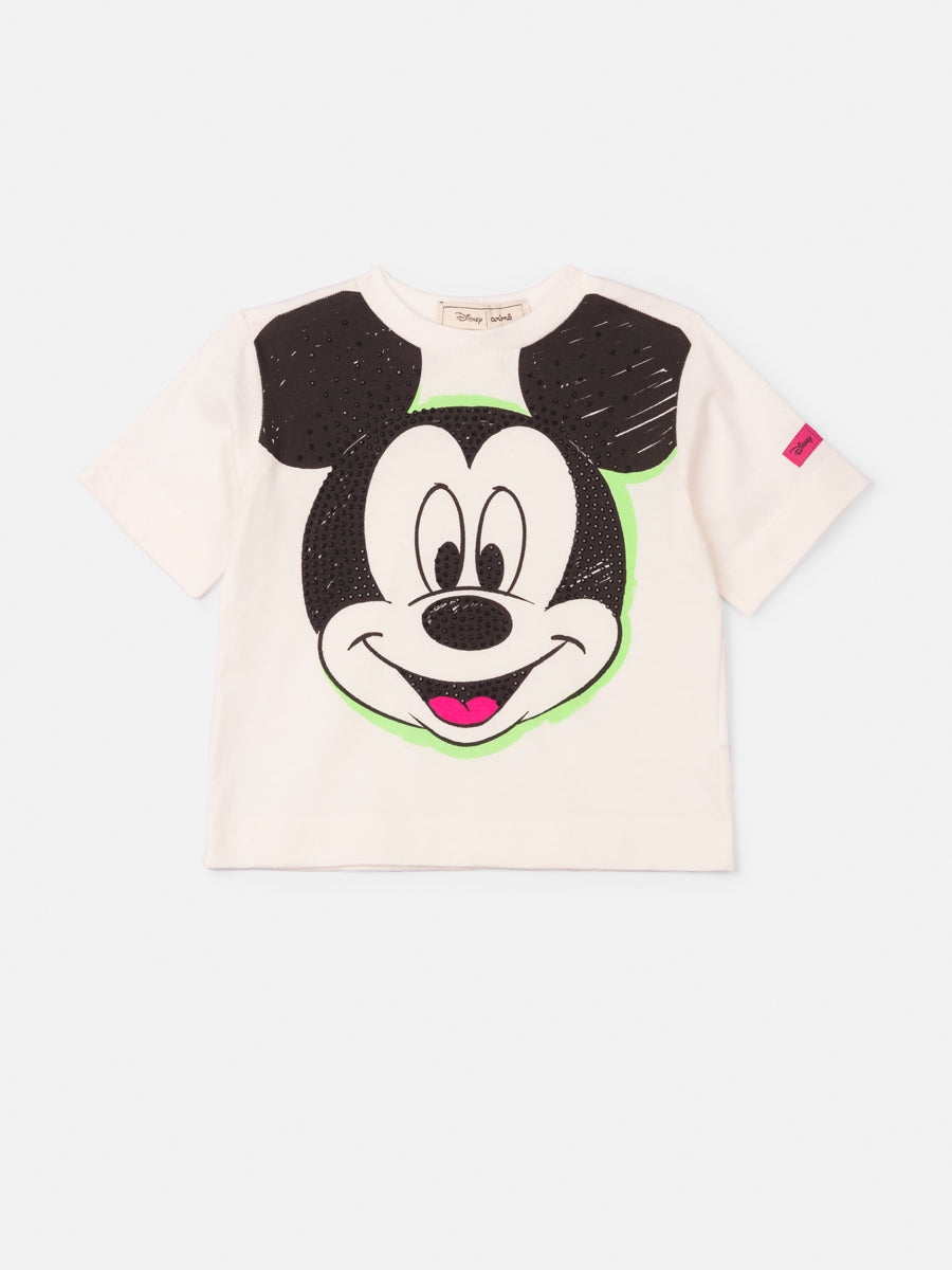 Blusa Infantil Anime Verão Mickey Disney