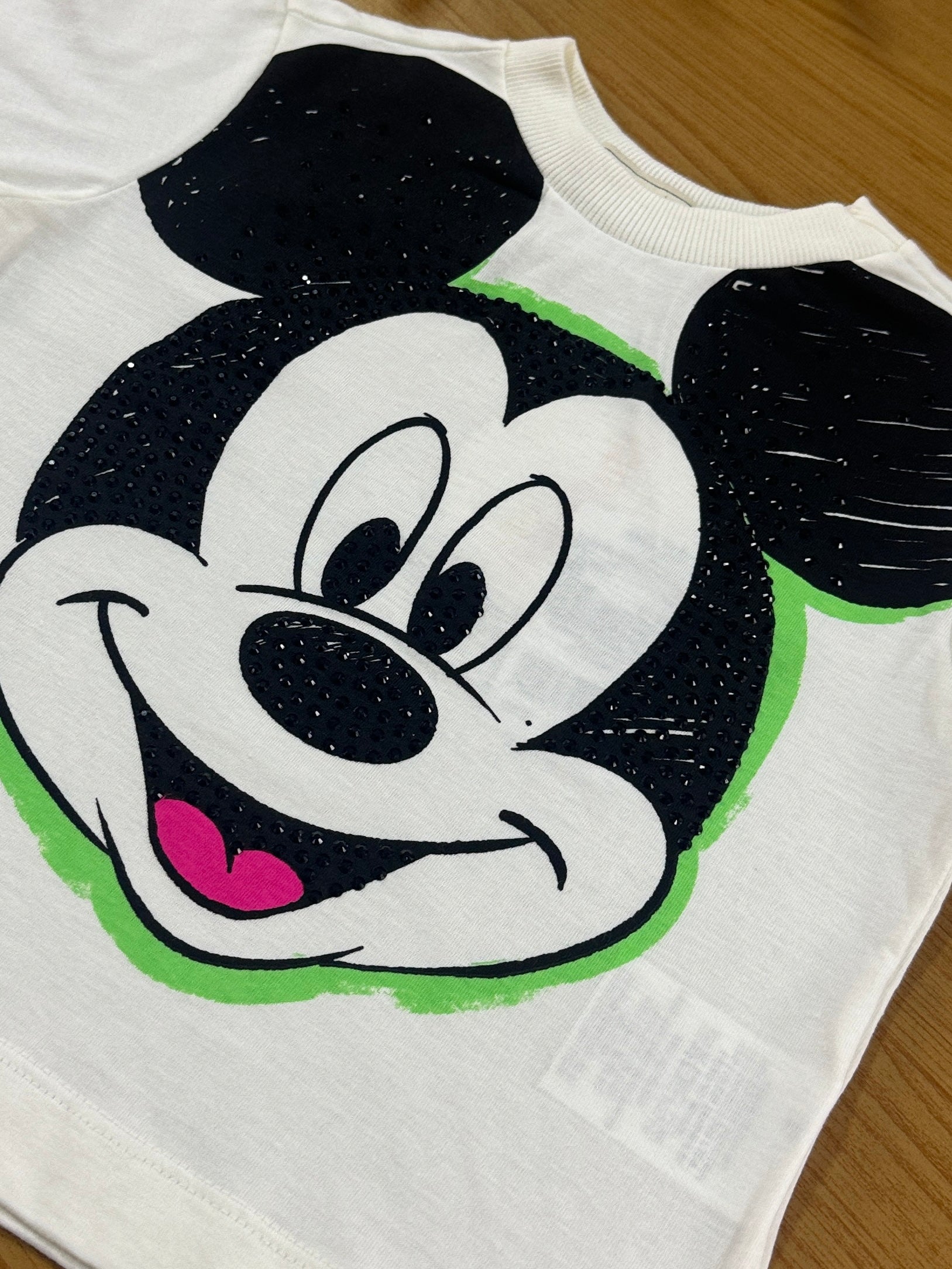 Blusa Infantil Anime Verão Mickey Disney