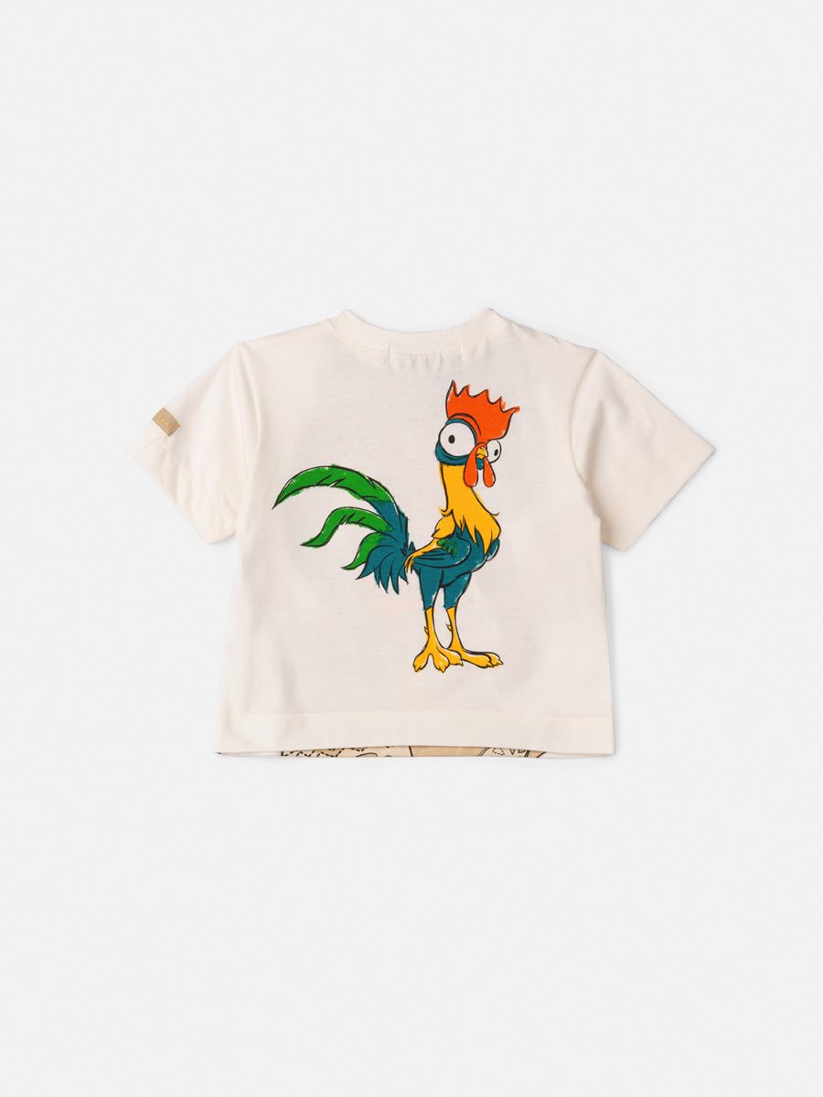 Blusa Infantil Animê Verão Princesa Moana Disney