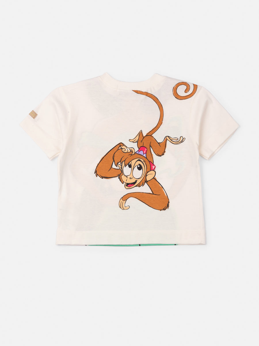 Blusa Infantil Animê Verão Princesa Jasmine Disney