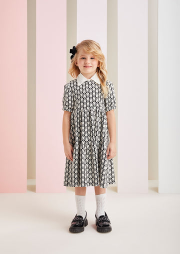 Vestido Infantil Momi Inverno Corações
