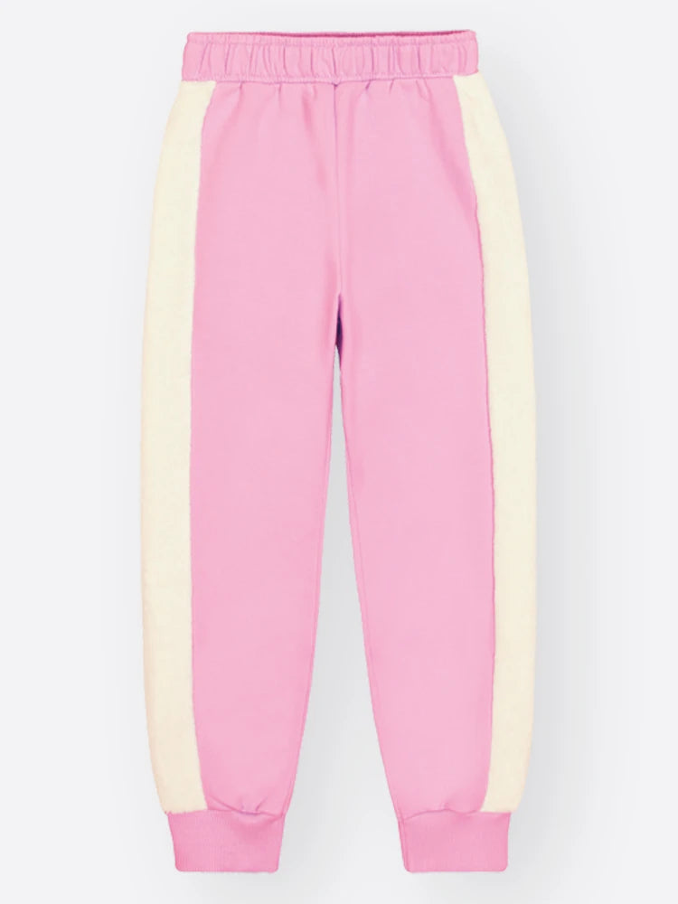 Conjunto Infantil Cinti Inverno com Calça e Moletom Flanelado Rosa Menininha e Unicórnio