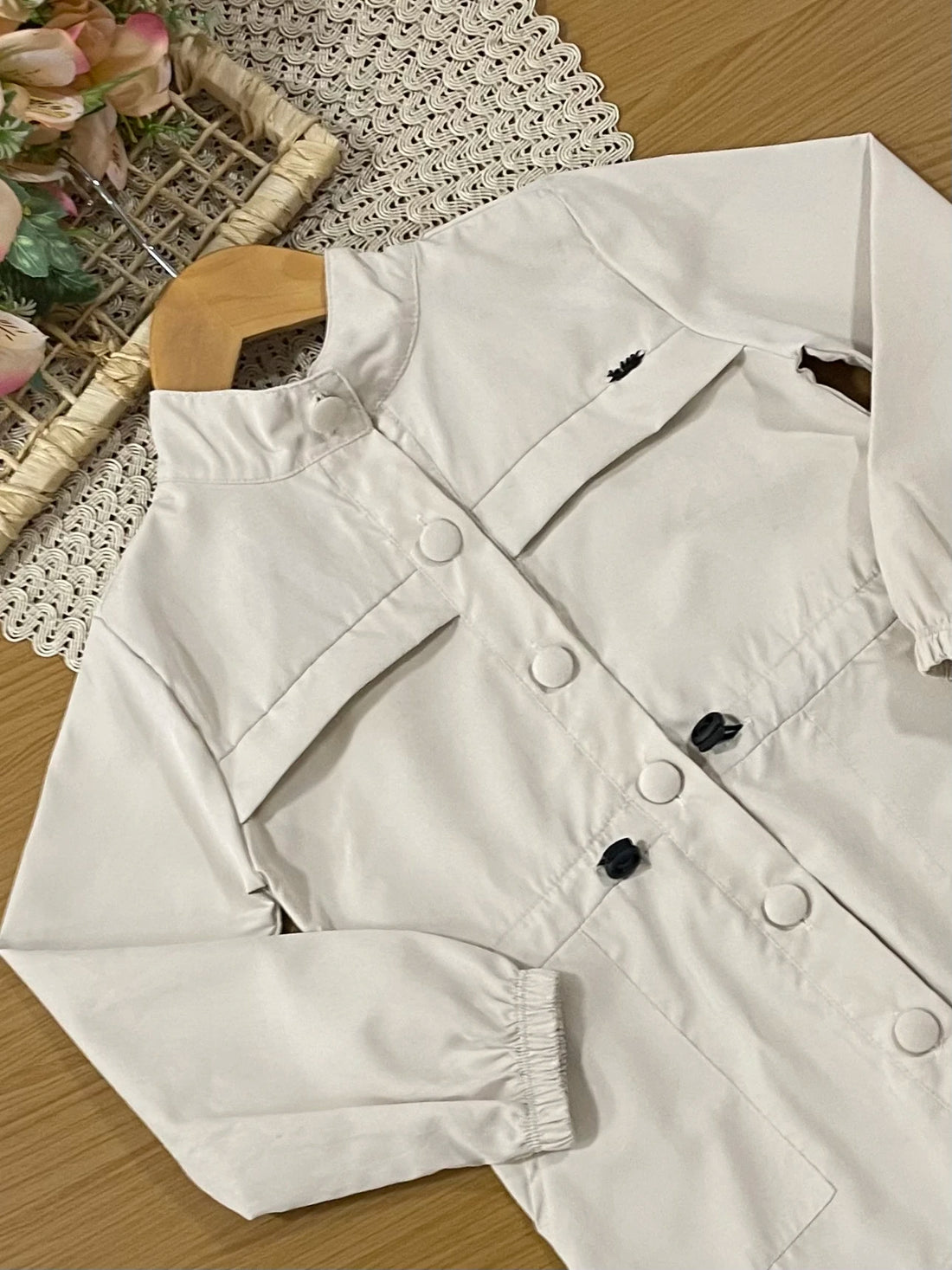 Jaqueta Infantil Kukiê Inverno Bege