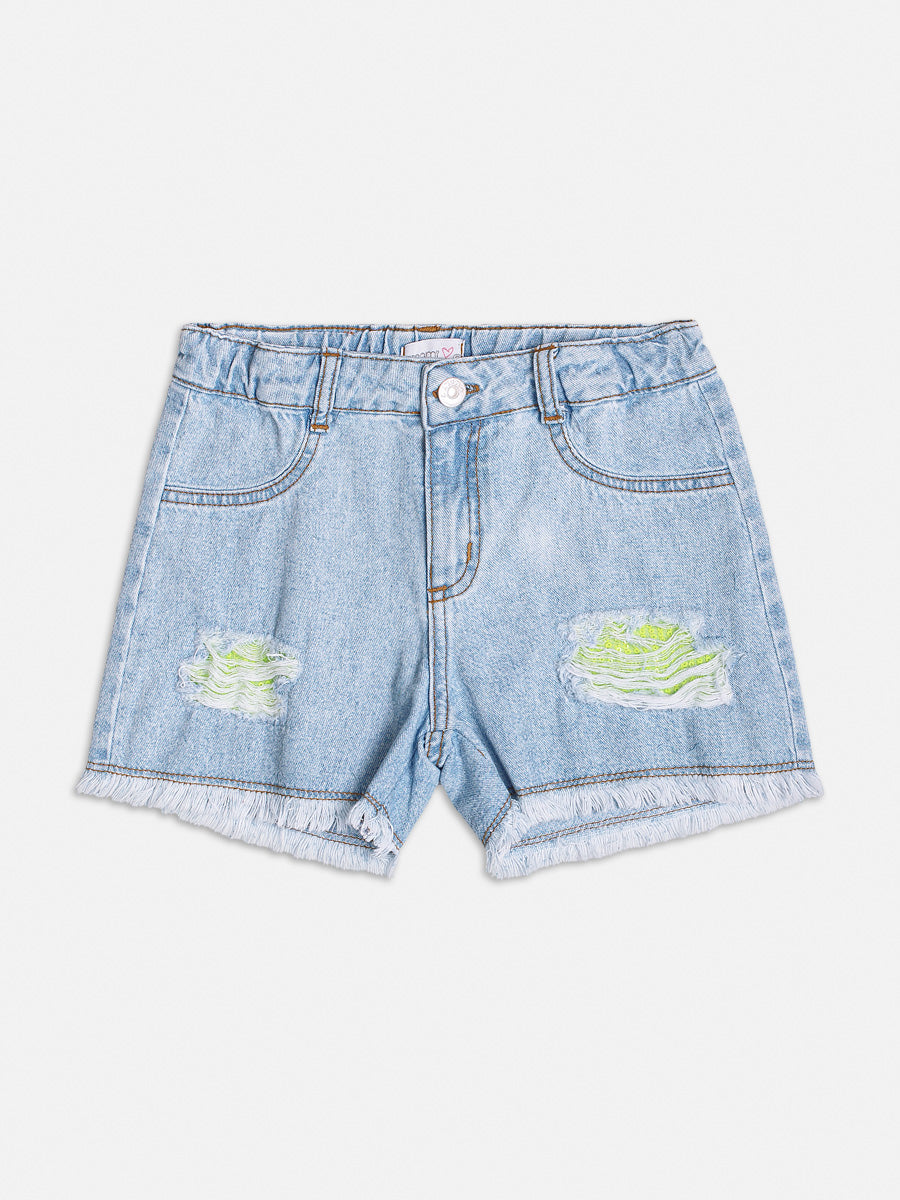 Shorts Infantil Momi Verão Jeans