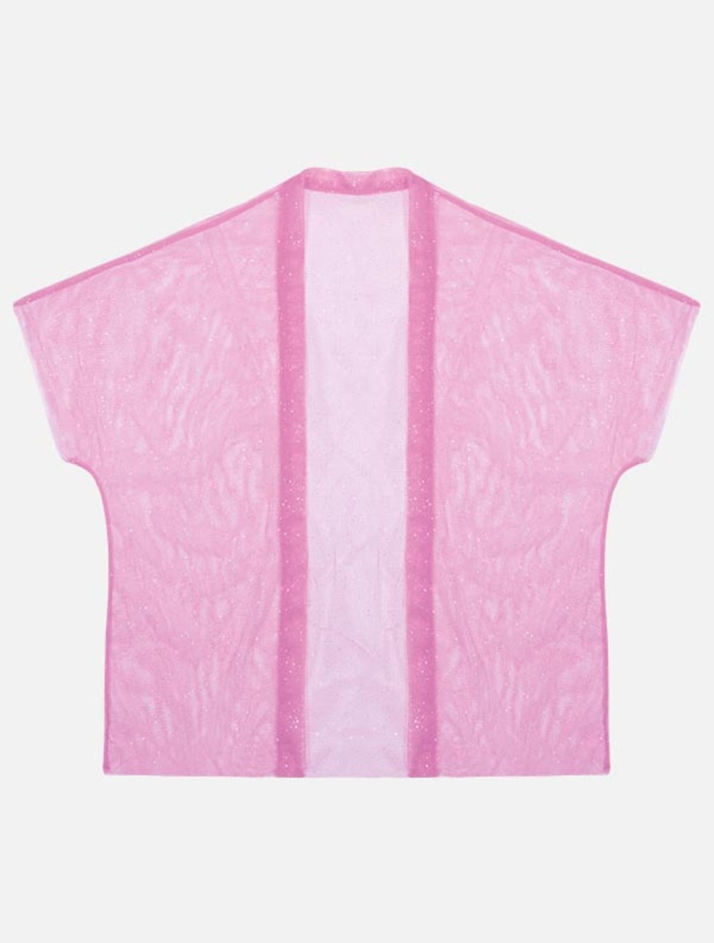 Conjunto Infantil Cinti Verão Shorts Lilás e Top Com Sobreposição Em Tule
