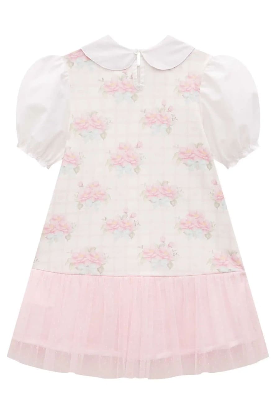 Vestido Infantil Kukie Verão Branco Florzinha