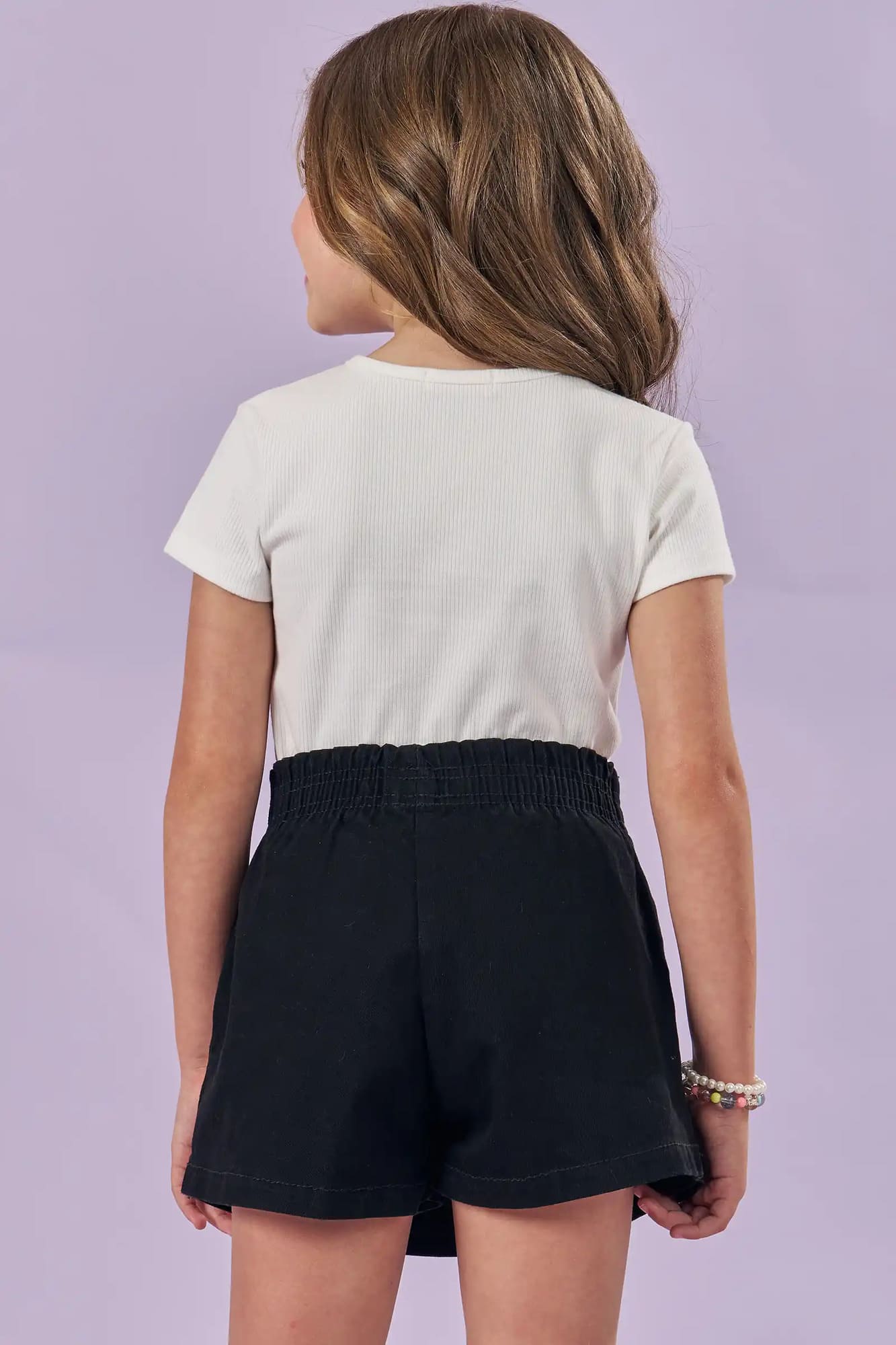 Blusa Infantil Kukiê Verão Canelado Branca