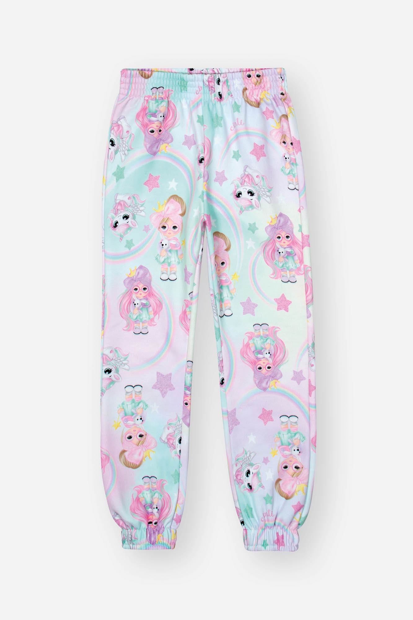 Conjunto Infantil Cinti Inverno Calça e Moletom Flanelado Brilhinho