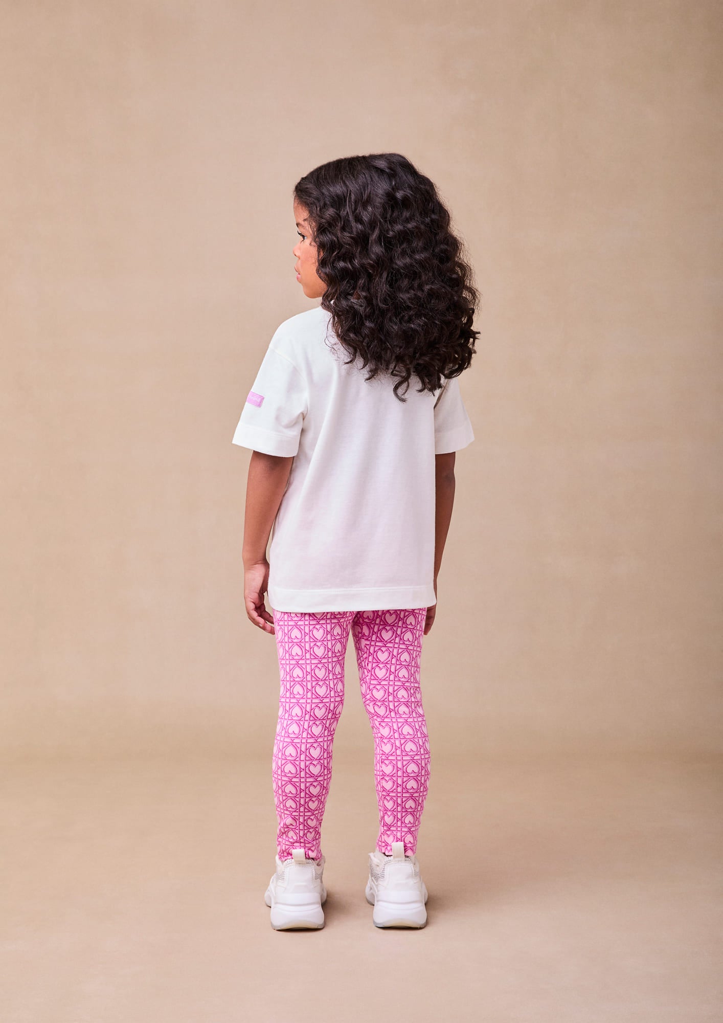 Conjunto Infantil Animê Inverno com Calça Rosa e Blusa Branca Minnie Mouse Disney