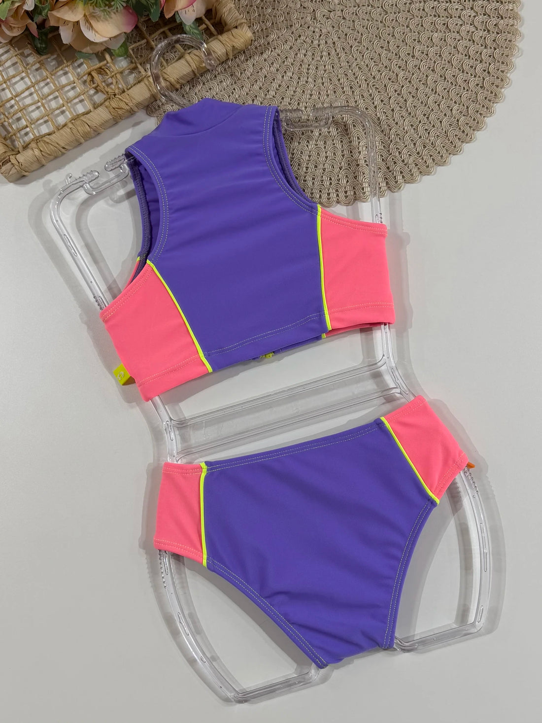 Biquíni Infantil Siri Kids Colorido Cecilia Zig Zag 43026
