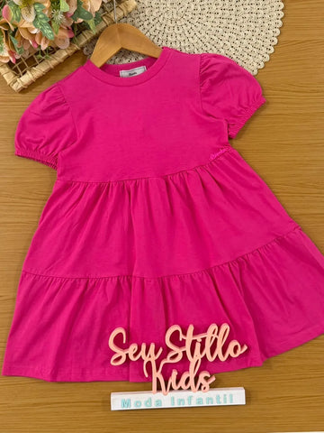Vestido Infantil Bimbi Rosa