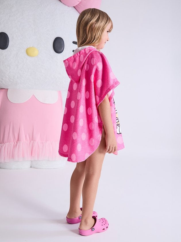 Roupão Infantil Momi Verão Rosa Hello Kitty