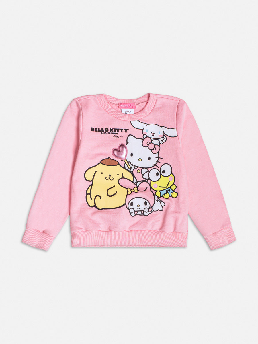 Casaco Infantil Momi Inverno Rosa Hello Kitty